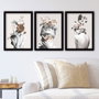 Wallity Cuadro Decorativo Enmarcado Desconocido (3 Piezas)